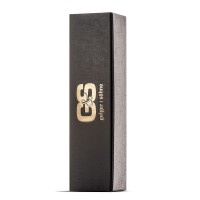 Präsentkarton mit gold geprägtem G&S Logo Einzelverpackung für Flaschen