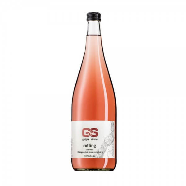 Rotling Qualitätswein aus Franken halbtrocken in der Literflasche