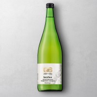 Bacchus Weißwein aus Franken Kabinett halbtrocken in der Literflasche