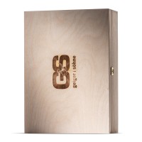 Holzkiste mit G&S Brandstempel 3er Verpackung